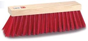 Cepillo Carretera Plano Rojo 38 cm